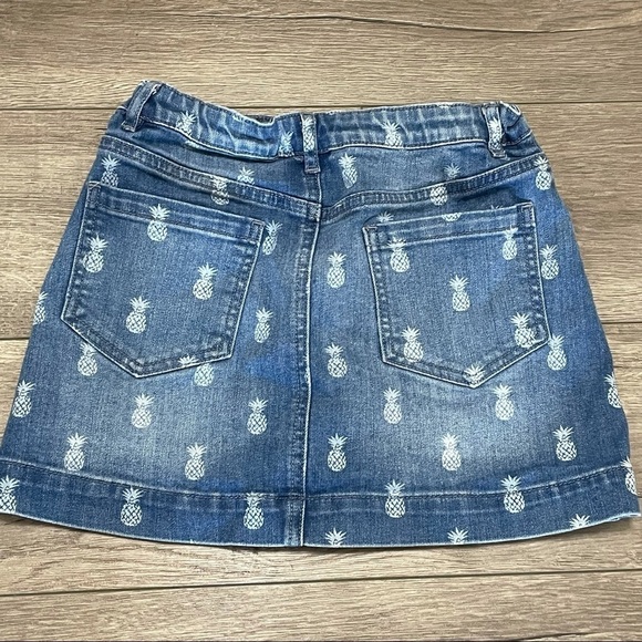 JCrew Crewcuts Denim Skirt With Pineapples - Picture 5 of 5